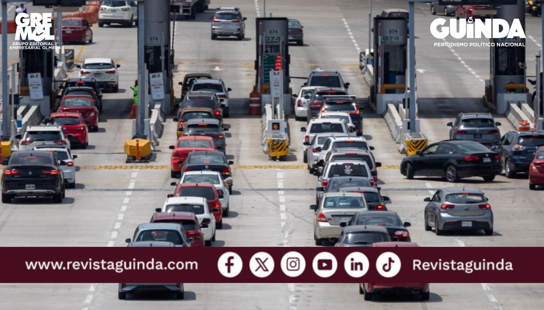 Regreso Vacacional Complicado: Reportan Congestión Vehicular en Carreteras hacia la CDMX