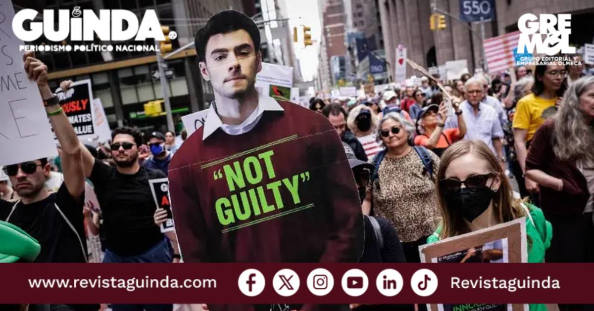 Miles protestan en Nueva York contra Donald Trump en defensa de la democracia