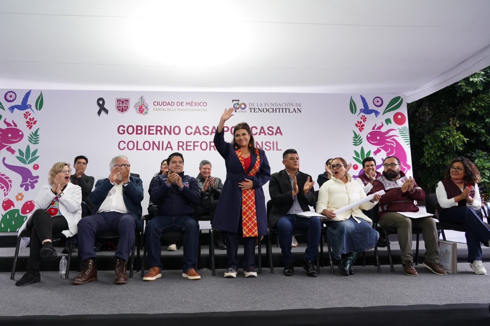 Clara Brugada anuncia Utopía de las Juventudes y superiluminación de las Pensiles