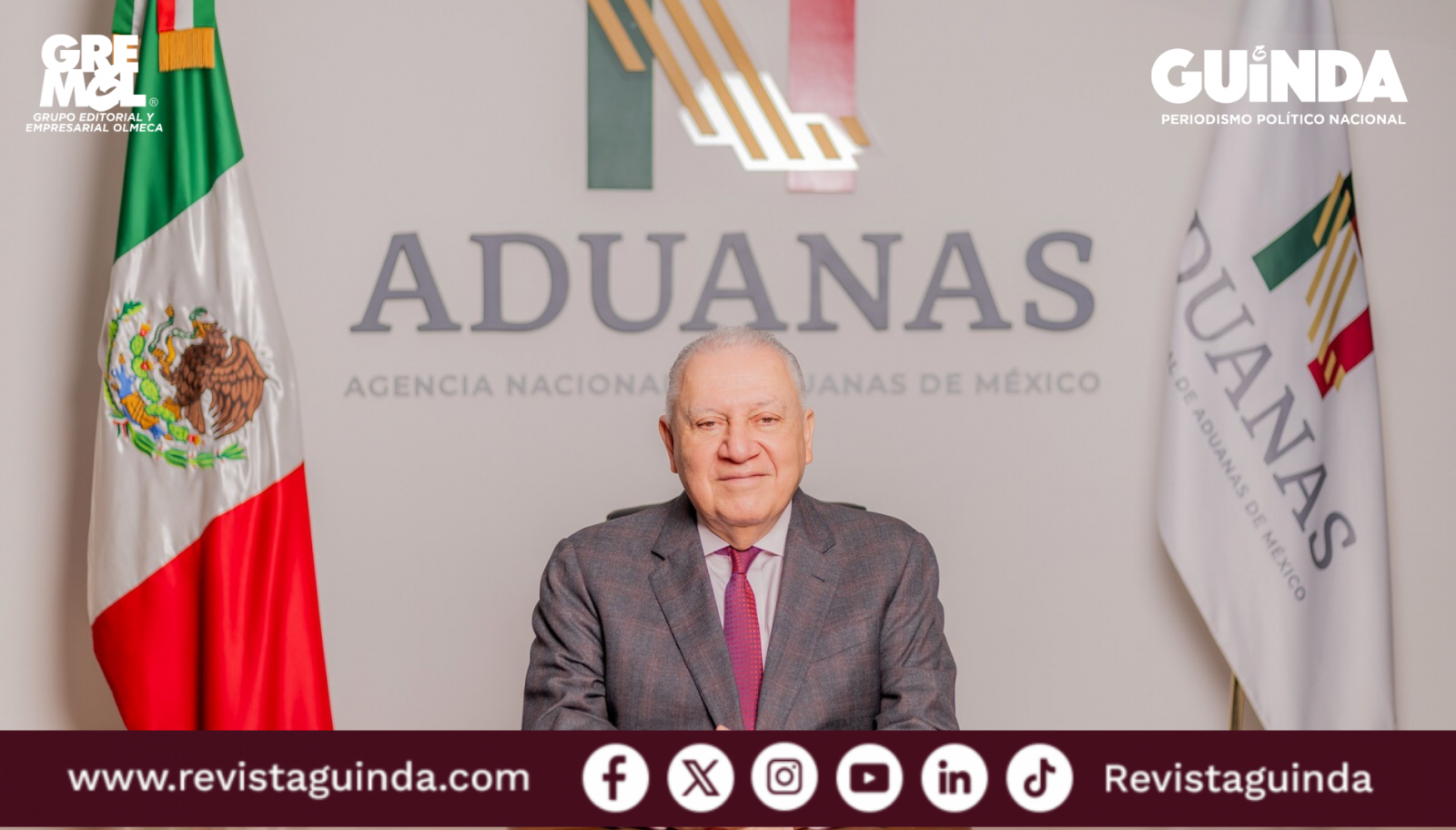 Rafael Marín Mollinedo impulsa comercio exterior mexicano