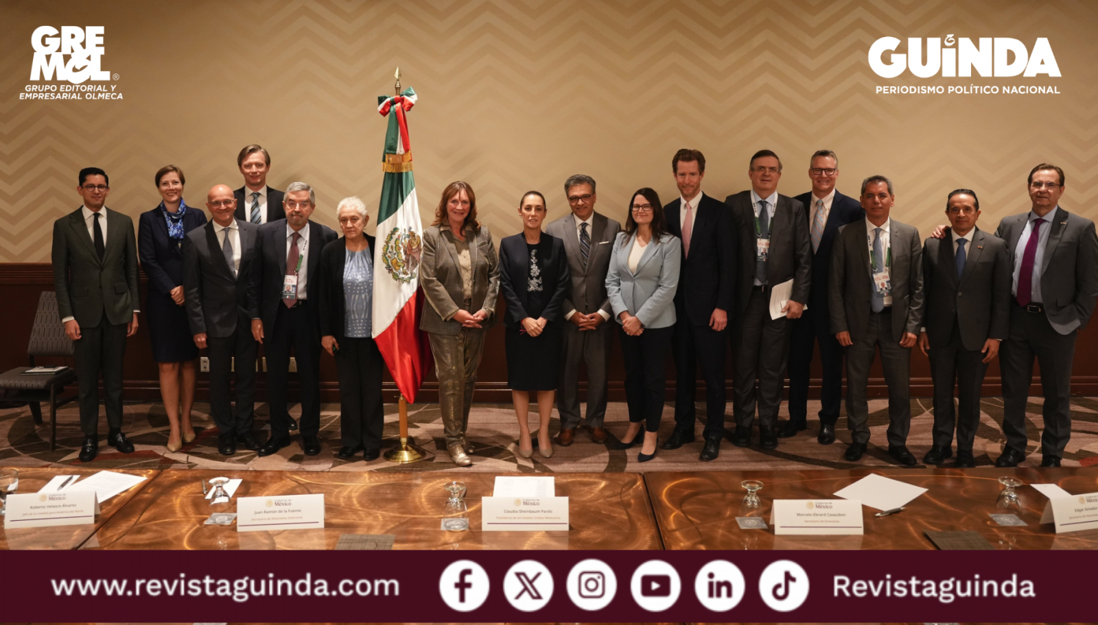 Sheinbaum con empresarios canadienses