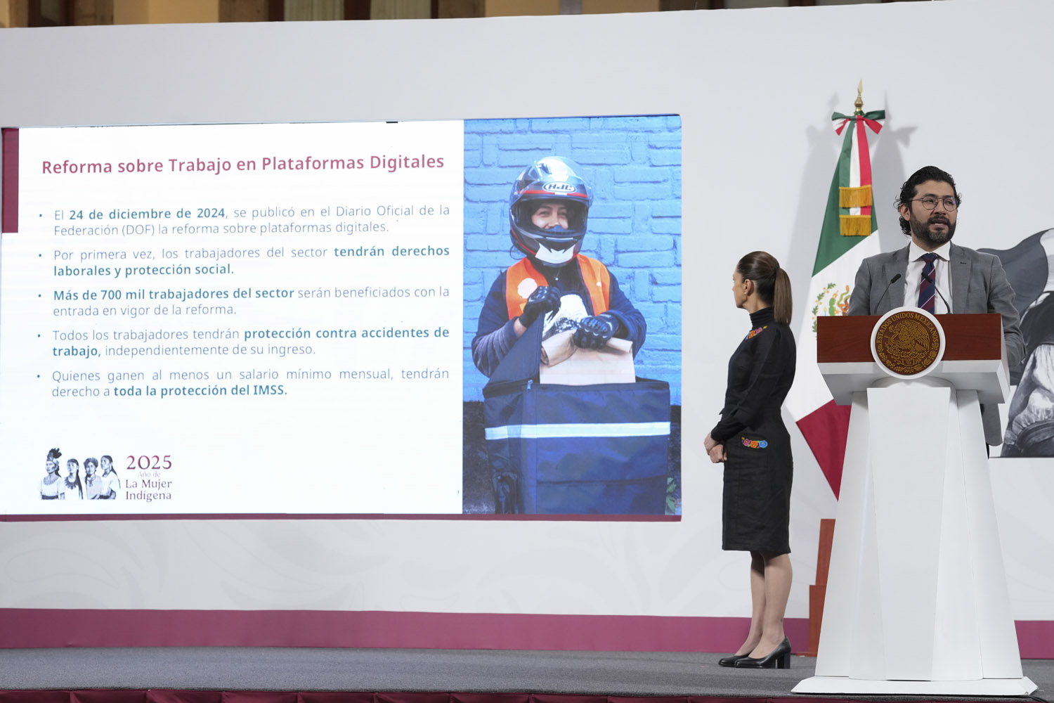 reforma para trabajadores de apps en México
