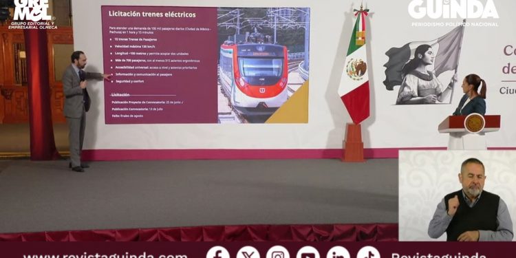Claudia Sheinbaum anuncia trenes de pasajeros en México
