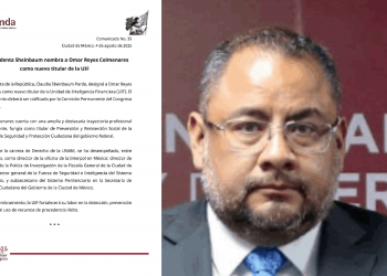 Hacienda confirma nombramiento de Omar Reyes Colmenares como nuevo líder de la UIF
