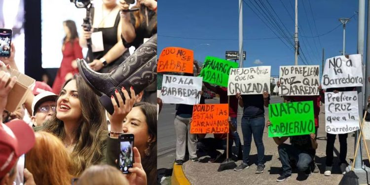 Protestan contra Adán Augusto en informe