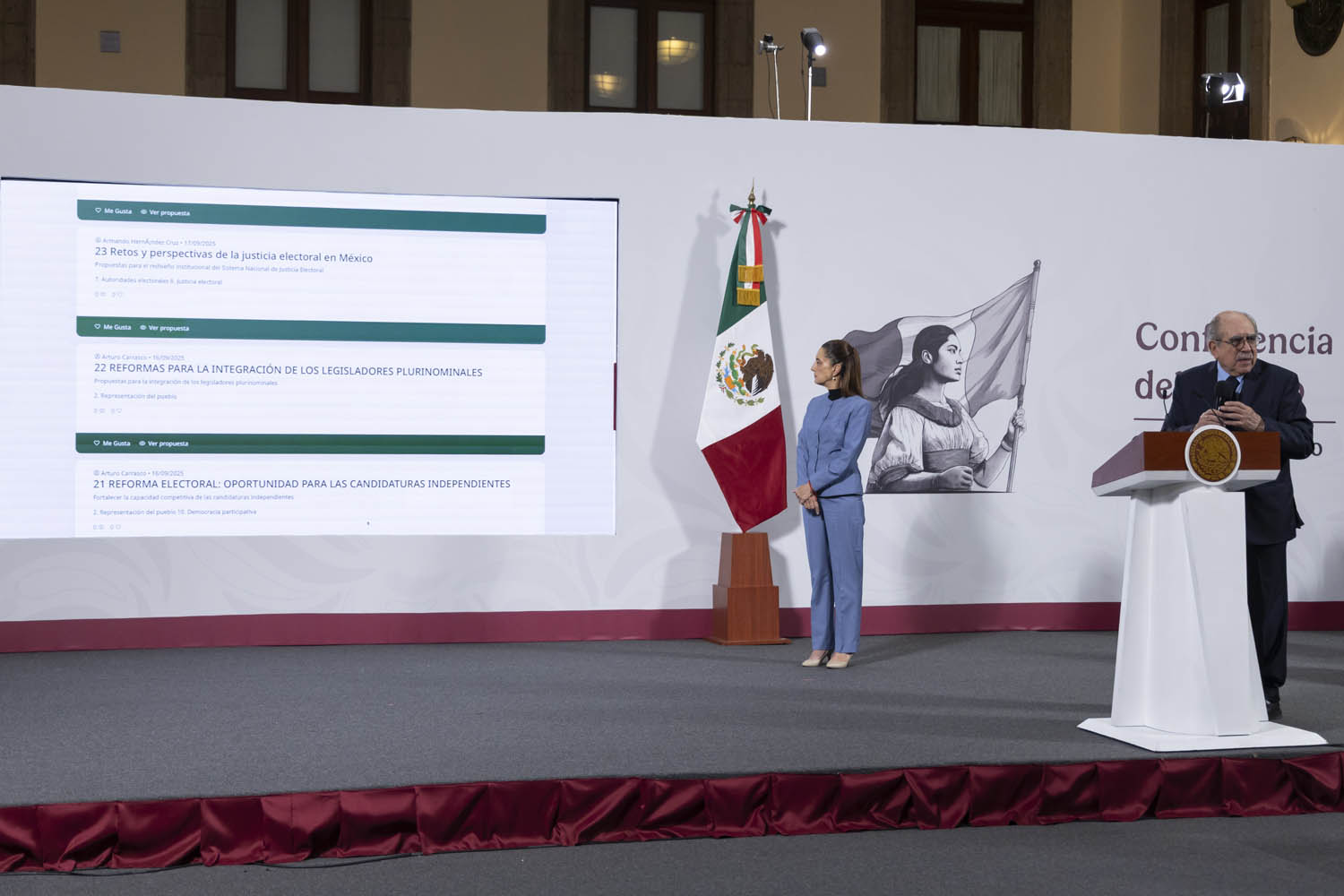 Otros temas de la Mañanera de Sheinbaum hoy 22 de septiembre