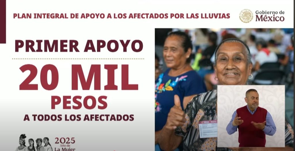 Apoyo económico directo a familias damnificadas