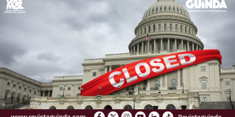 duración de cierre de gobierno en Estados Unidos