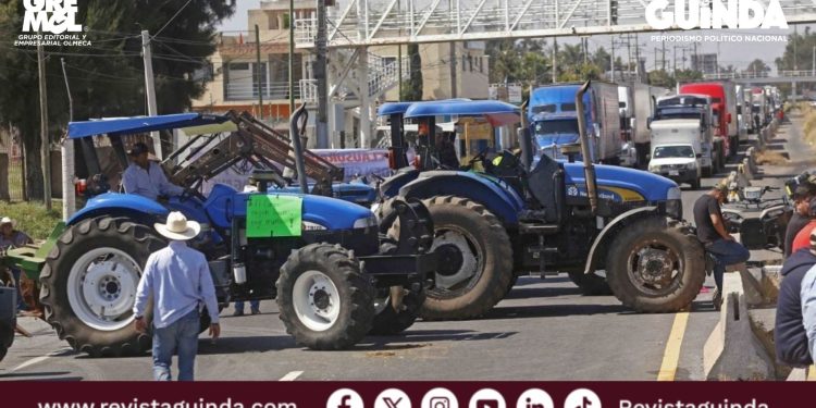 bloqueo de agricultores en México