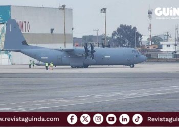 Avión militar de Estados Unidos en México