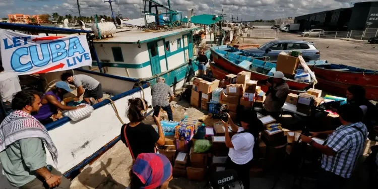 Ayuda humanitaria Cuba: 30 toneladas desde Yucatán