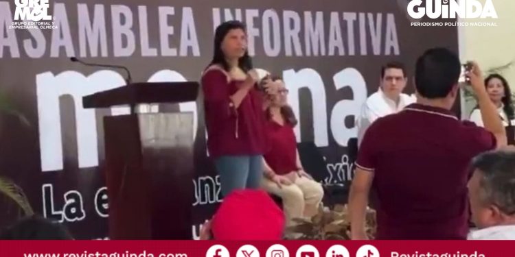 Prima de AMLO califica a Trump como “tirano misógino” en asamblea de Morena