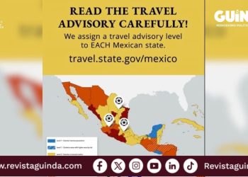 alerta de viaje a México