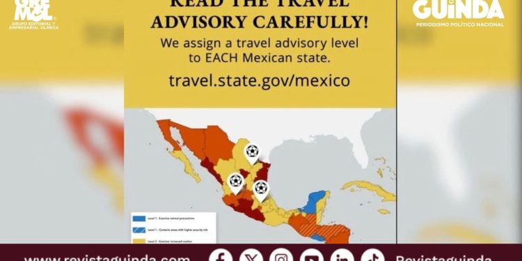 alerta de viaje a México