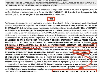GAMI obtiene contrato por 2908 mdp