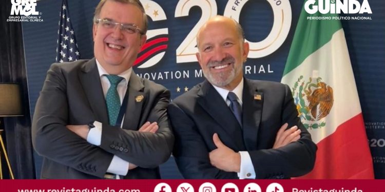 Reunión de Marcelo Ebrard con Howard Lutnick