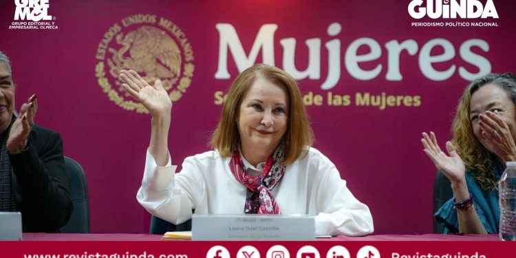 Laura Itzel Castillo en la Secretaría de Mujeres